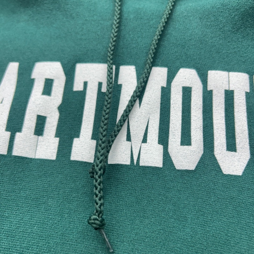Vintage Dartmouth Hoodie by Camber USA Made Green Pullover Sweatshirt Size 2XL - Picture 6 of 13